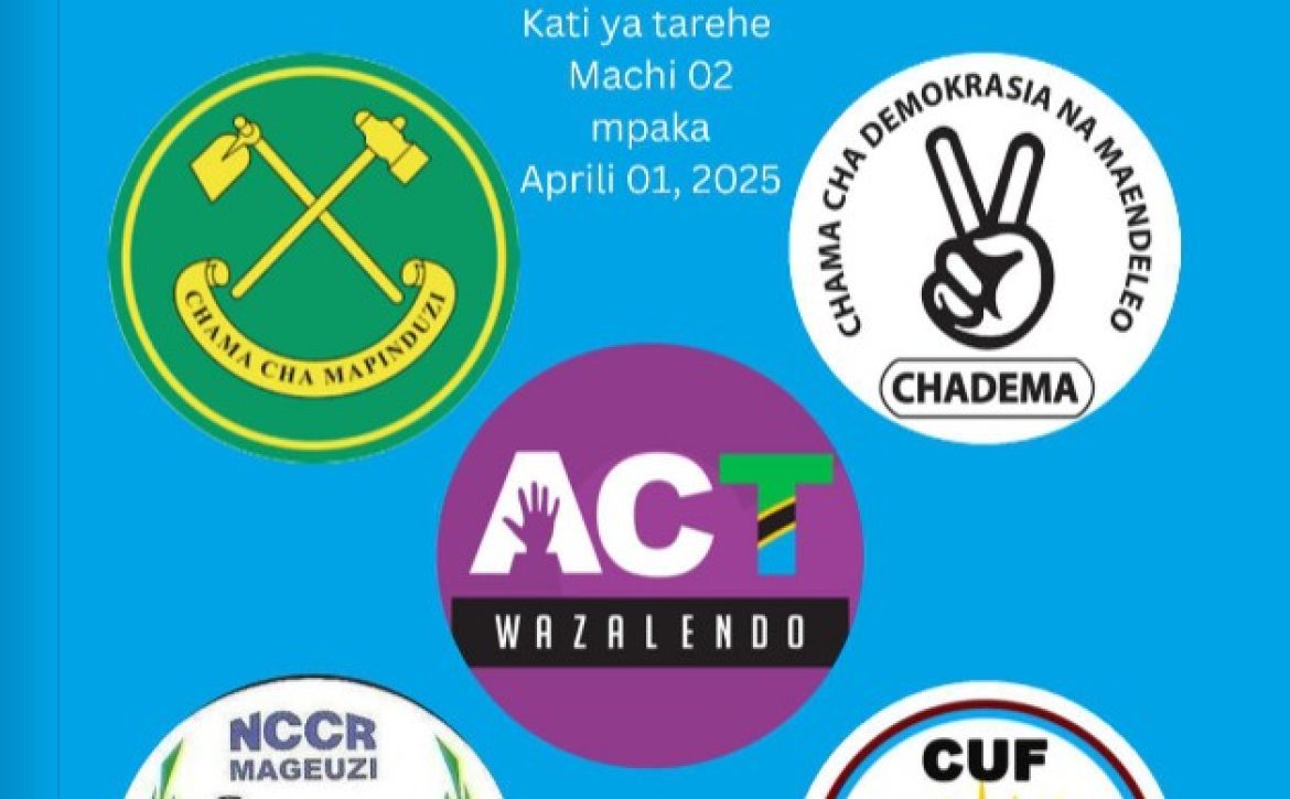 Tathmini ya umaarufu wa vyama vitano vya siasa nchini Tanzania