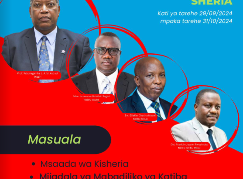 Tathmini ya Utengaji Kazi wa Wizara ya Katiba na Sheria